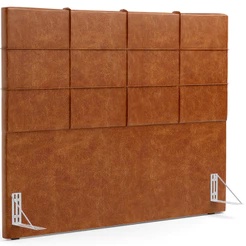 Cabeceira Cama Box Casal 140 cm Roma W01 Couríssimo Camel - Lyam