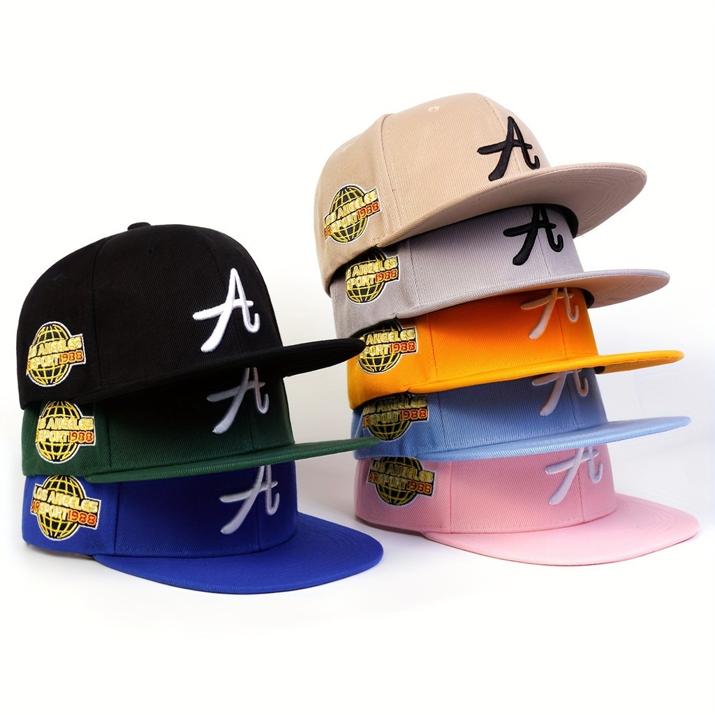 Boné De Beisebol Snapback Ajustável Feminino – Chapéu Gráfico LA Hip-Hop Com Detalhes Dourados , Ajuste Leve E Não Elást em Oferta na Shopee