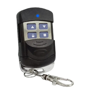 Controle Remoto Compatível 433Mhz Portão Electrónico Garagem 4 Botões Residencial com LED Azul bombom store