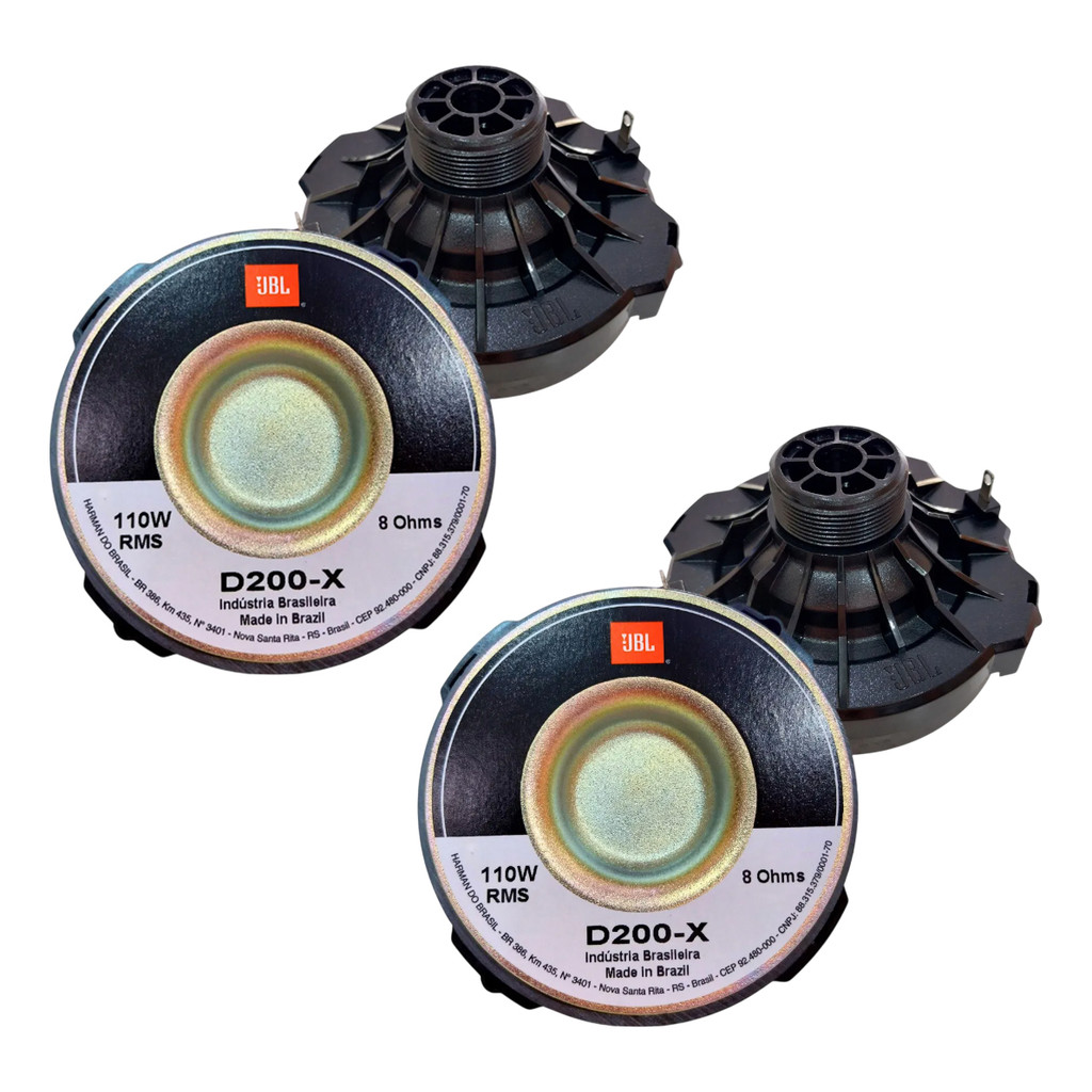 KIT 2 DRIVER FENOLICO D200X JBL SELENIUM 110W RMS 8 OHMS em Oferta na Shopee