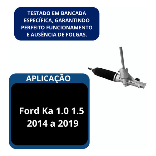 Caixa Setor Direção Eletrica Ford Ka 14 15 16 17 18 19 — imagem 2 de 2