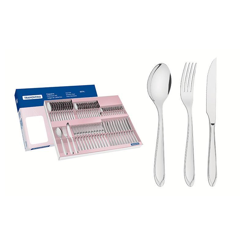 Faqueiro Inox Laguna Tramontina 60 Peças em Oferta na Shopee