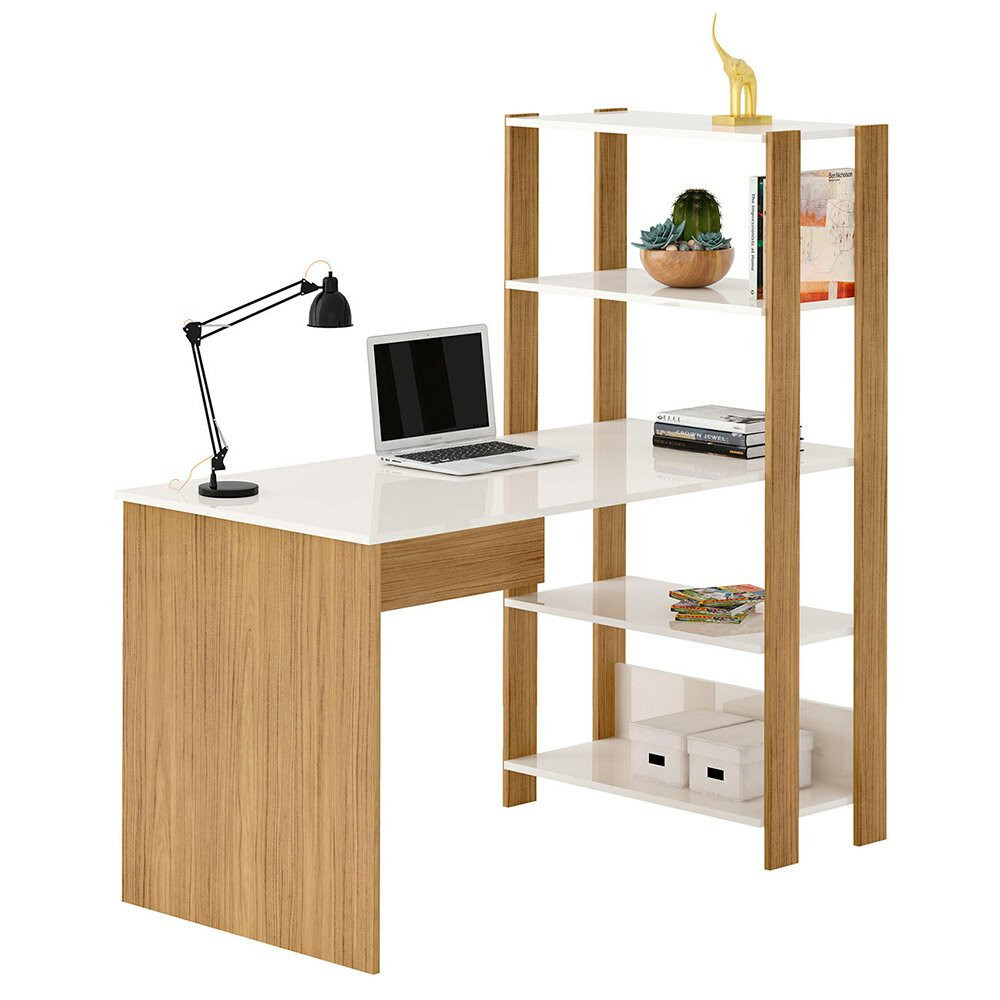 Mesa para Computador Match Artely com 3 Prateleiras - 4371 em Oferta na Shopee