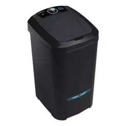 Tanquinho De Lavar Roupa 16kg Newmaq Semiautomático com 9 Programas de Lavagem Preto 220V