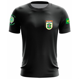 Camiseta Militar ESA - Escola De Sargento Das Armas - Exército em Oferta na Shopee