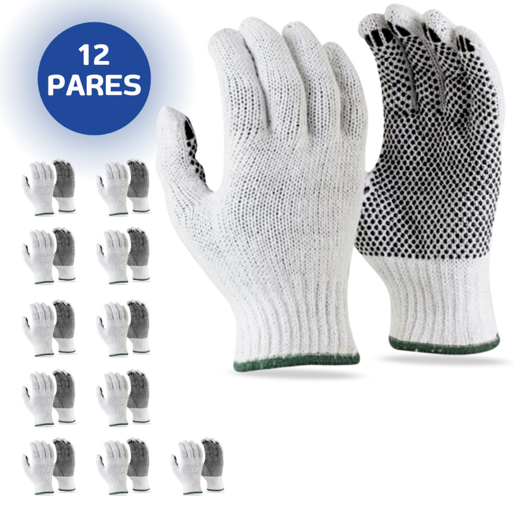 Pares Luva Tricotada Pigmentada Multiuso Construção em Oferta na Shopee