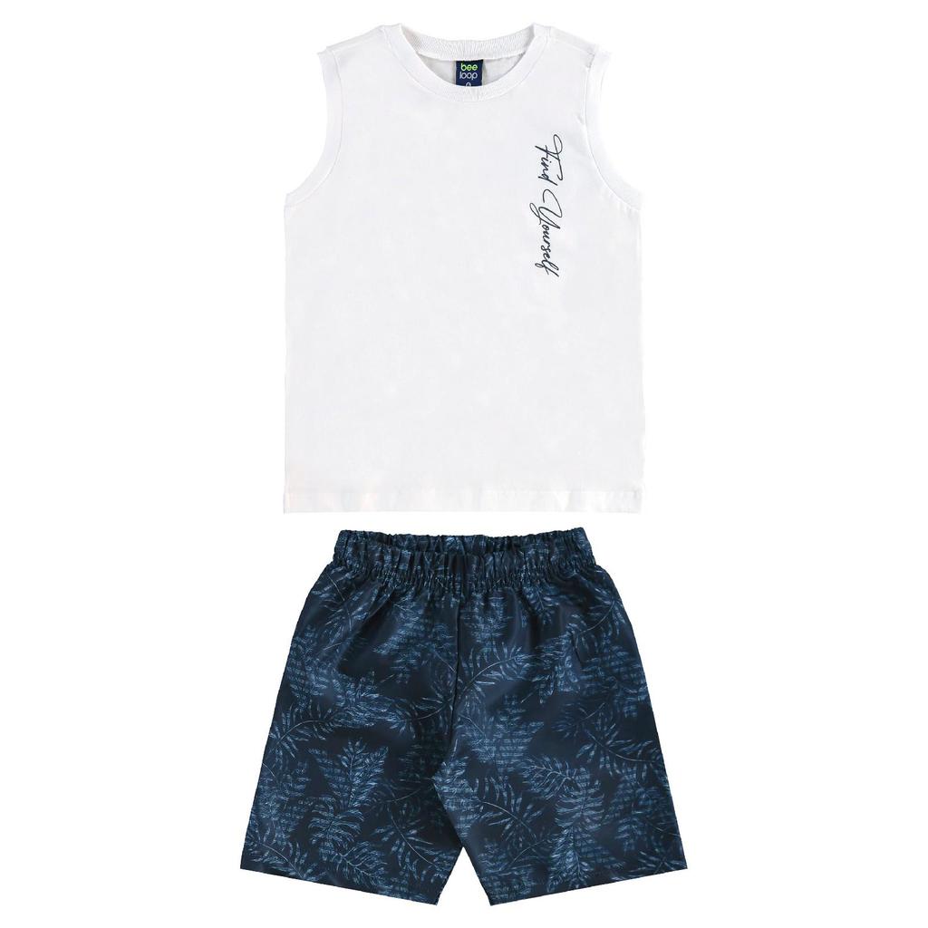 Conjunto Regata Bermuda Tropical Bee Loop