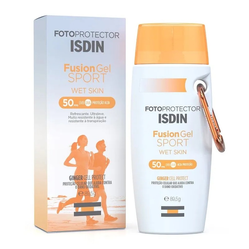 ISDIN Protetor Solar Fusion Gel Sport Wet Skin FPS50 89,5g