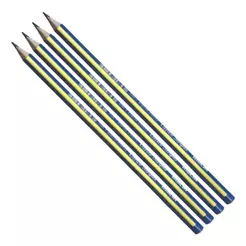 Lápis Grafite HB Office Stripes Kit c/ 4und Molin