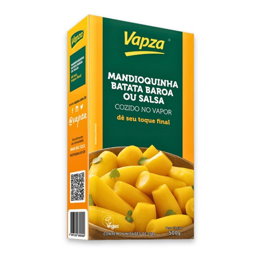 Mandioquinha Cozida No Vapor 500G Vapza em Oferta na Shopee