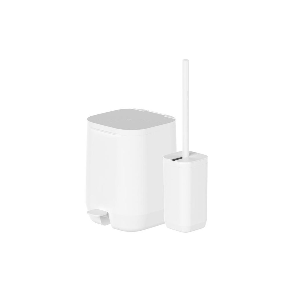 Kit de banheiro com lixeira de pedal  Ou 2 peças Linha Aura em Oferta na Shopee