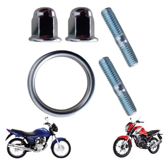 Prisioneiro Escape Titan 150 160 Cg Fan Start 160 Fan 125 09 + Porca e Anel de escape escapamento em Oferta na Shopee