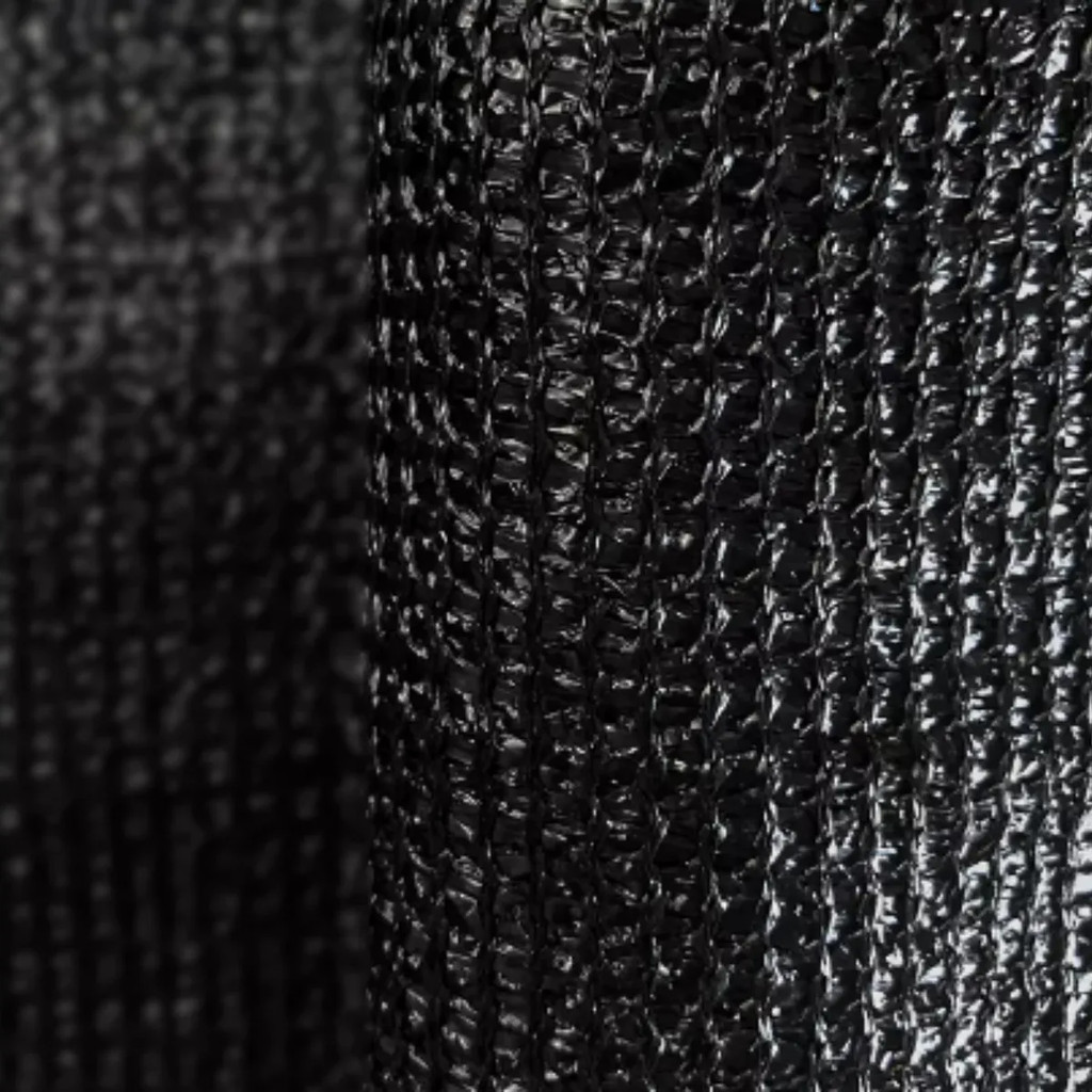 Tela de Sombreamento 80% Preto Com Furo 1x10m Horta Estufa Garagem