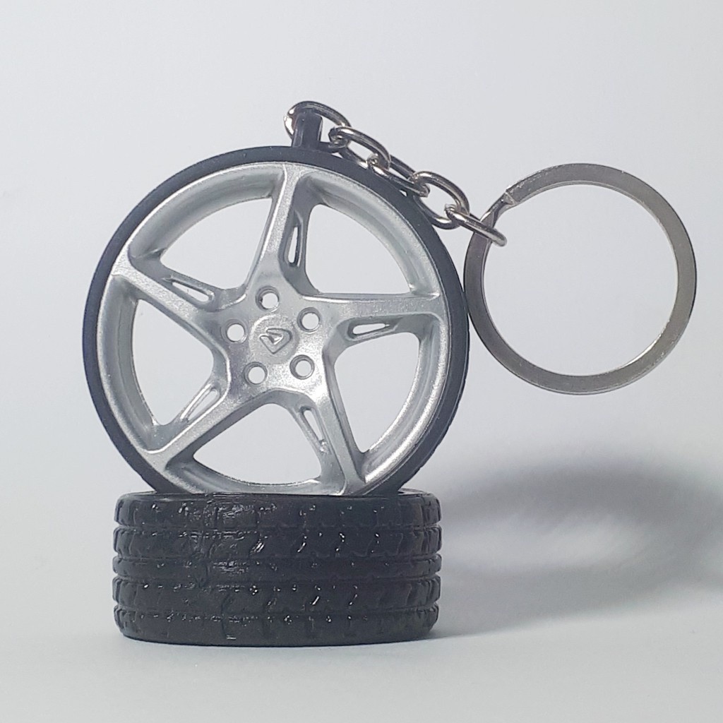 Chaveiro miniatura de roda Volcano Rocket