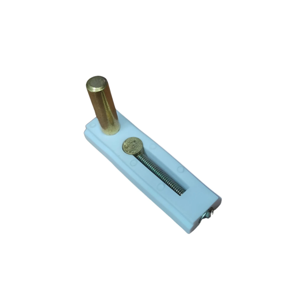 GUIA DESLIZANTE FREIO PARA JANELA MAXIM-AR LINHA 25 COM REGULAGEM PATIN NYL-086 BRANCO KIT 2 UN