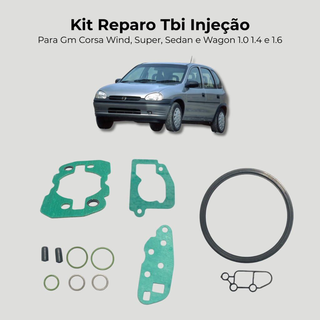 Reparo e juntas da Injeção eletrônica Tbi  Corsa Wind 1.0 Corsa Gl 1.4 1.6 Efi