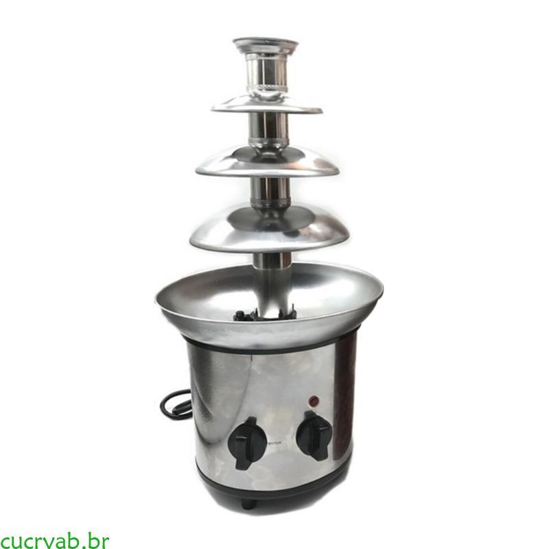 cucryab Máquina Fonte Chocolate 4 Camadas Para Aniversários E Comemoração Feriados Equipamento Buffet
