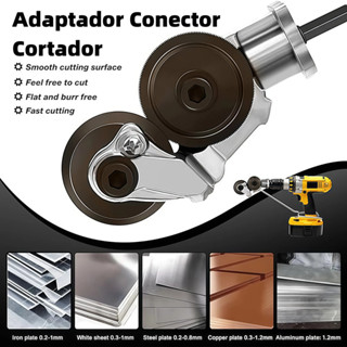 Adaptador Conector Cortador Parafusadeira De Folha Chapa Metal Corte em Oferta na Shopee