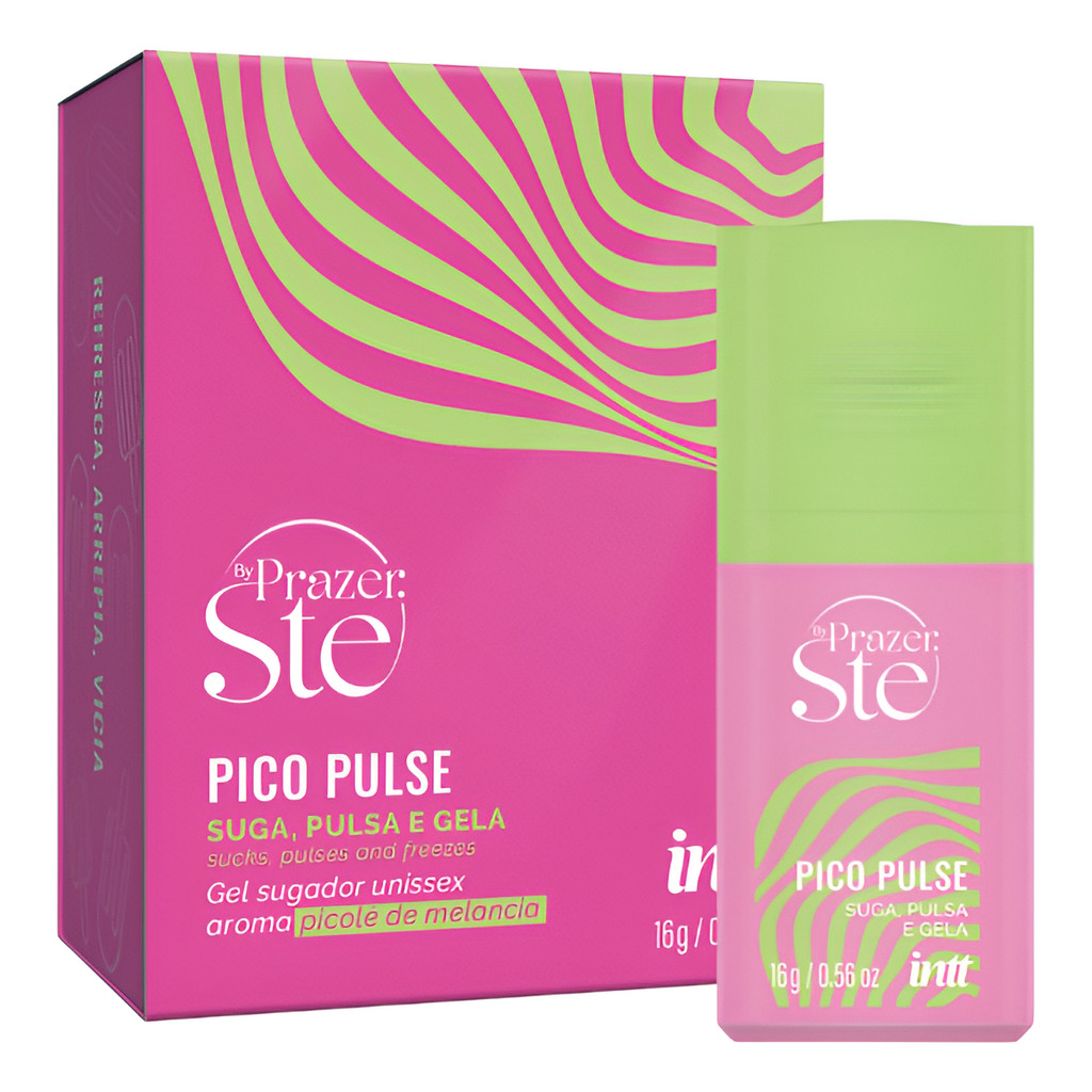 Intt Gel Excitante Pico Pulse Melancia Prazer Ste 16g