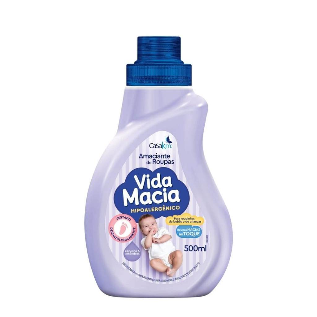 AMACIANTE GLICERINA E AMENDOAS 500ML VIDA MACIA em Oferta na Shopee