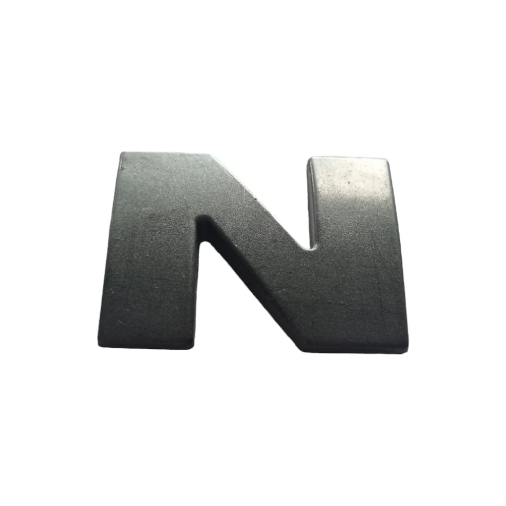 Emblema Capo Land Rover Discovery 3 4 Letra N Preto
