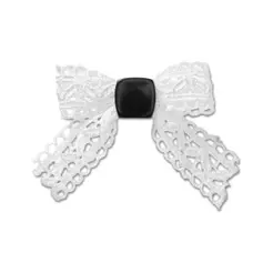Jibbitz™ Laço de Renda Branco UNICO