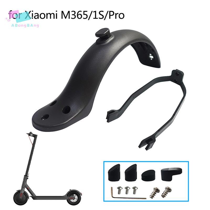 Abongbanghn Guarda-Lamas Traseiro + Suporte + Gancho Para Scooter Elétrica M365