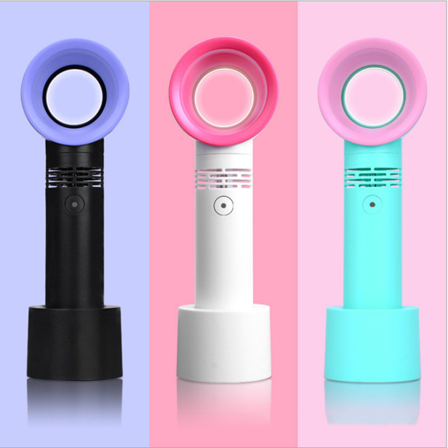 Ventilador Portátil Com Bateria Recarregável Sem Helice Para Secar Cílios