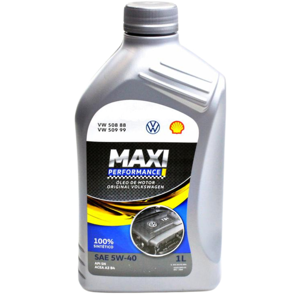 Óleo Motor 5w40 508 88 Genuíno Volkswagen Shell Maxy Performance GS55553R2BRA em Oferta na Shopee
