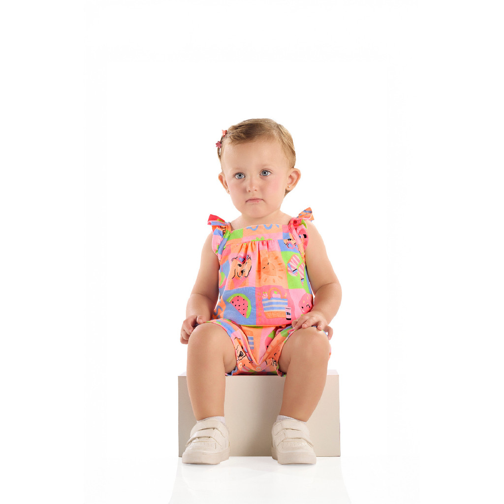 Macaquinho para Bebê em Cotton Quimby em Oferta na Shopee