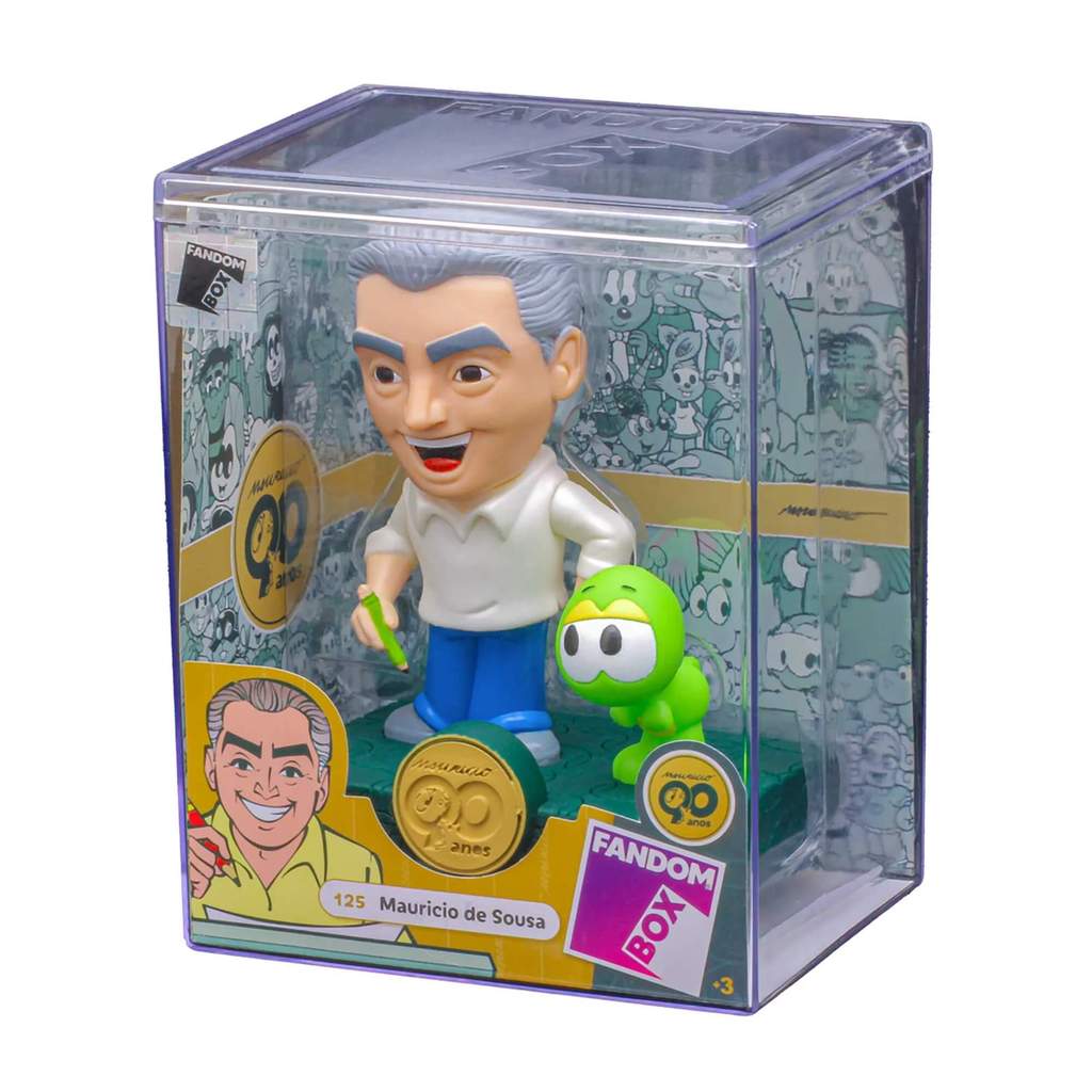 Fandom Box Mauricio de Sousa Turma da Monica Colecionável Material Vinil Atóxico Lider - 3512 em Oferta na Shopee