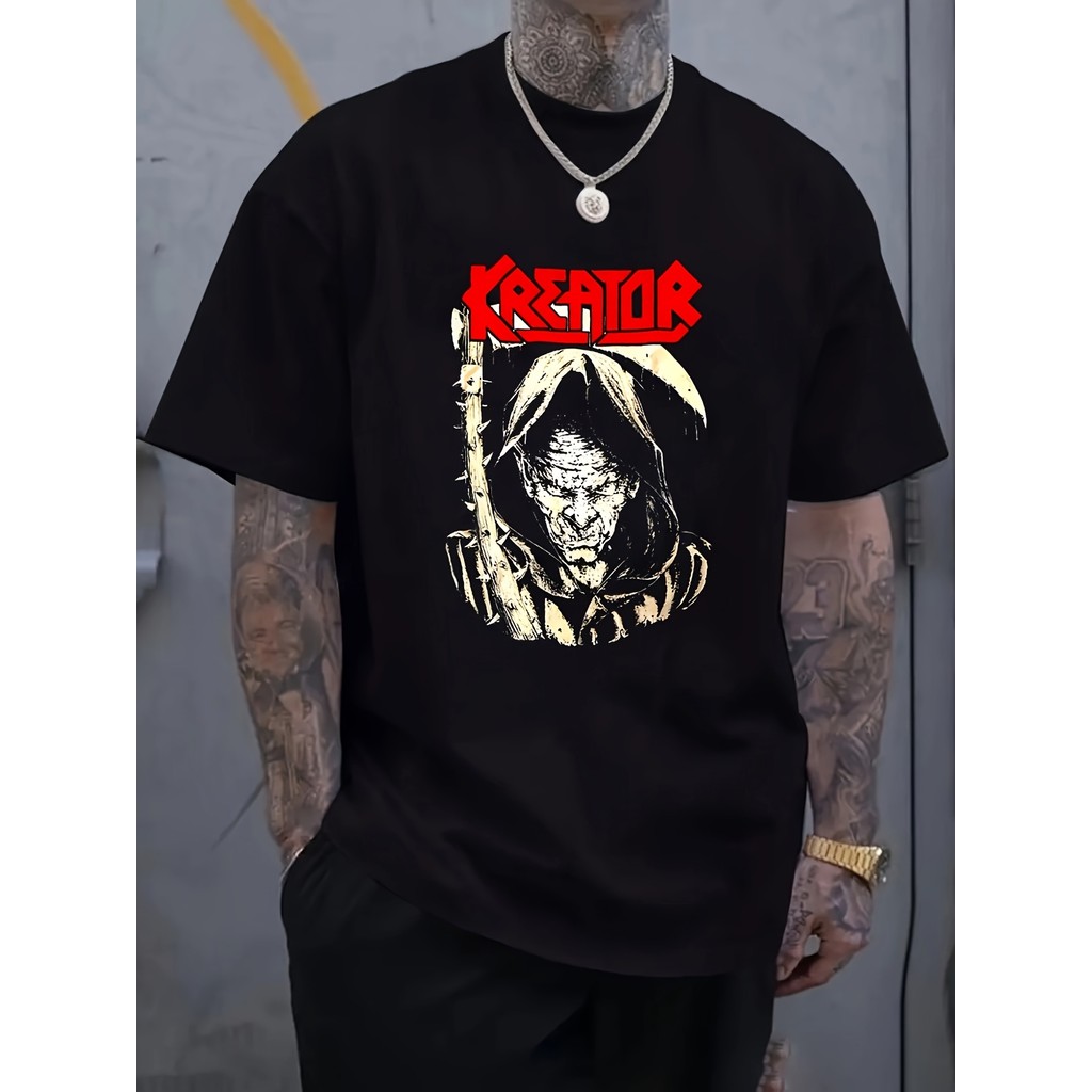 Camiseta Masculina Creator Estampa Esportiva Moderna Estilosa Confortável Casual