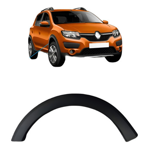 Alargador Vão De Roda Sandero Stepway 2015 A 2016 C/garanti