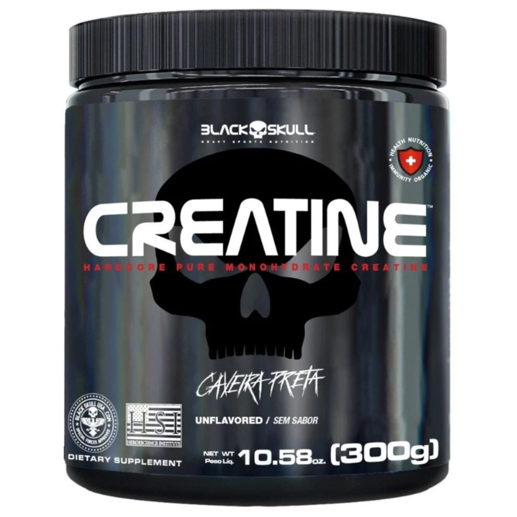 Creatina Pura Black Skull 10.58Oz 300G