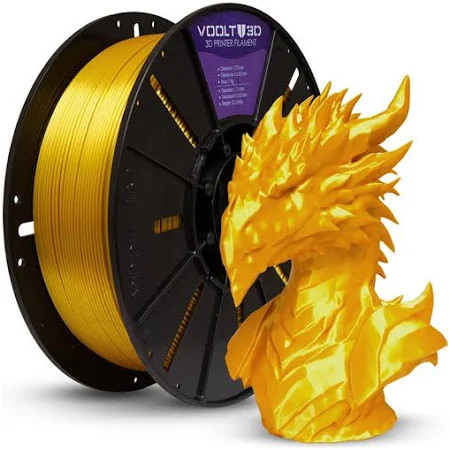 Filamento PLA Dourado Ultra V-Silk 1 KG Filamento PLA Dourado Ultra V-Silk 1 KG