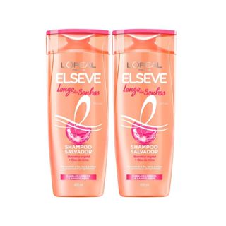 Kit 2 Shampoo L'Oréal Paris Elseve Longo dos Sonhos 400ml em Oferta na Shopee