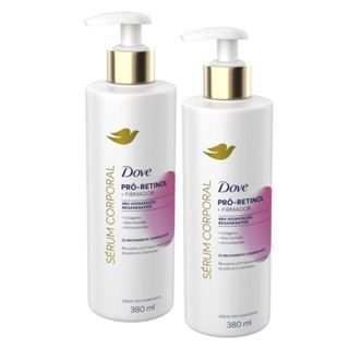 Kit 2 Dove Sérum Hidratante Corporal Pró-Retinol Firmador 380ml em Oferta na Shopee