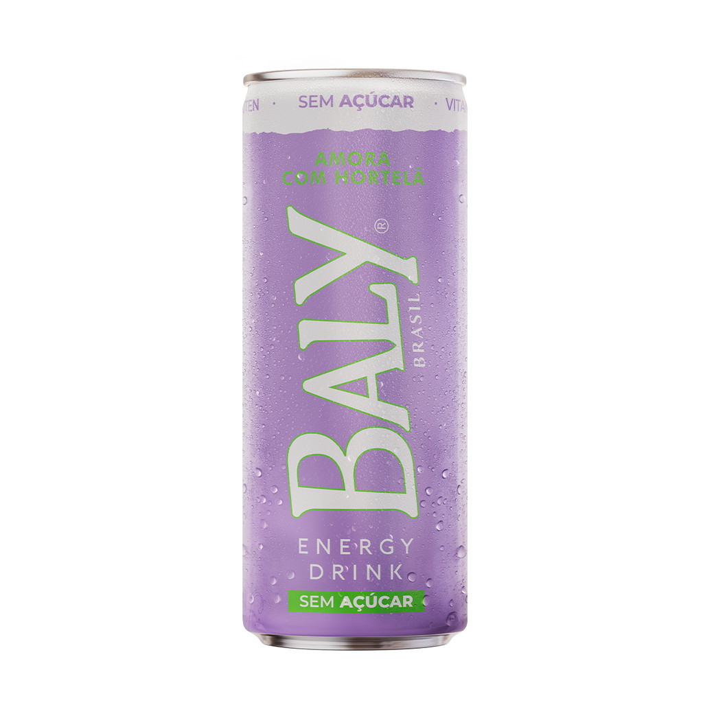 Energético Baly Amora c/ Hortelã Sem Açúcar 250ml