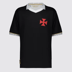 Camisa Vasco Eterno Infantil Preta