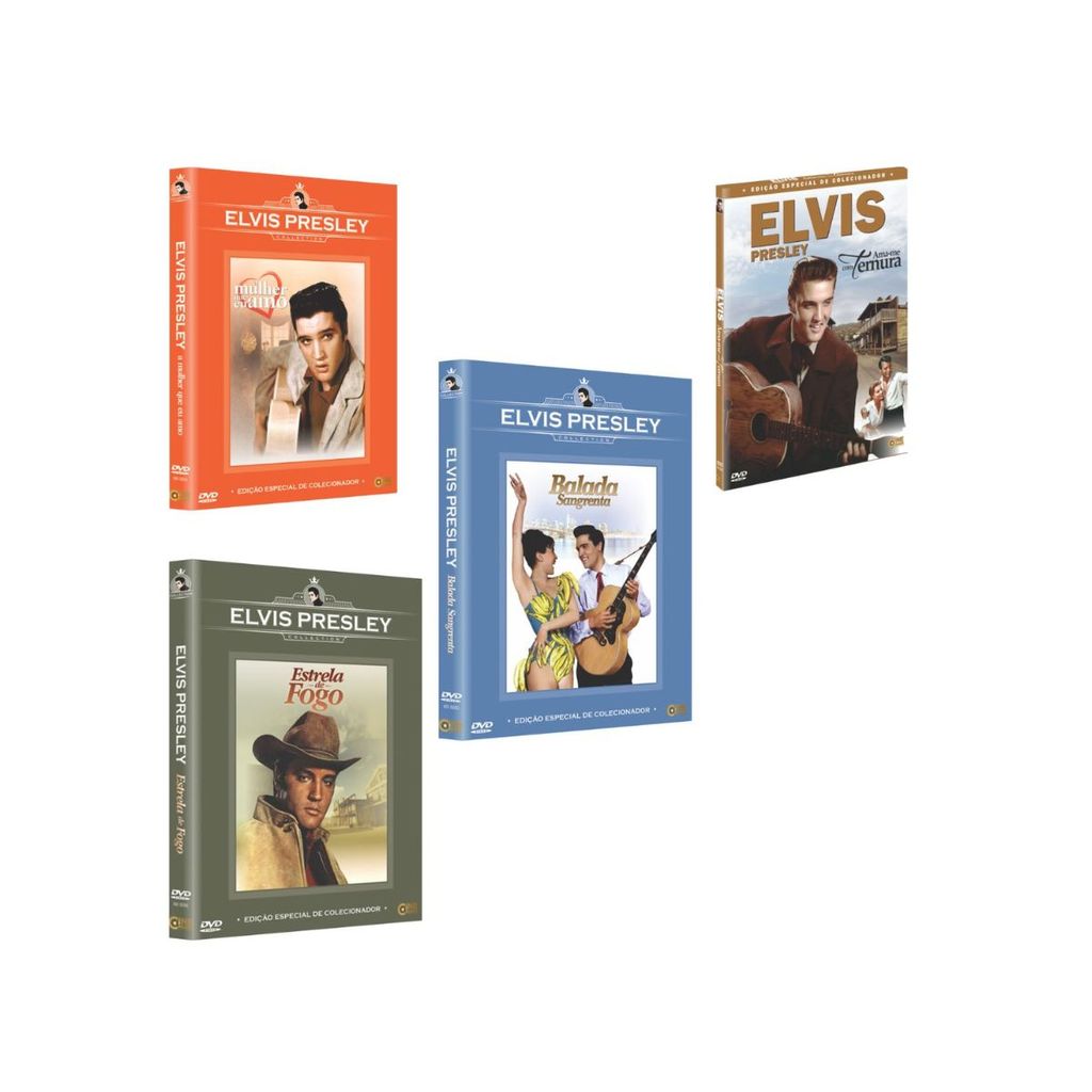 Coleção Elvis Presley - 4 BOX Edição Colecionador (DVD)
