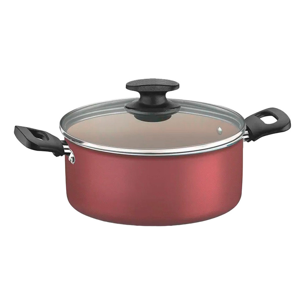 Caçarola 18 Cm Em Alumínio Com Antiaderente - 1,7 Litros