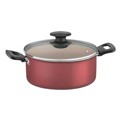 Caçarola 18 Cm Em Alumínio Com Antiaderente - 1,7 Litros
