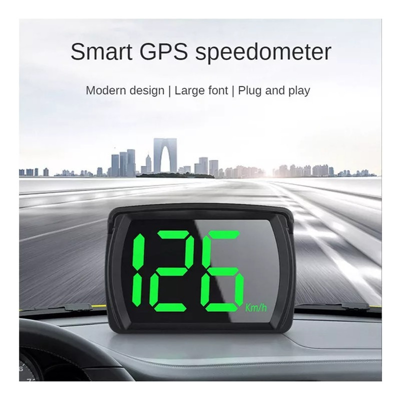 Medidor Digital Inteligente Velocidade Gps Hud Carro