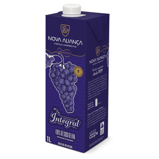 Suco de Uva 100% Integral Nova Aliança 1Lt em Oferta na Shopee