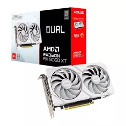 Placa de Video Asus Radeon RX 9060 XT Dual White, 16GB, GDDR6, 128-bit, DUAL-RX9060XT-16G-WHITE