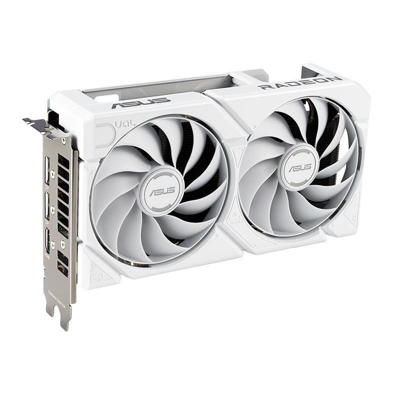 Placa de Video Asus Radeon RX 9060 XT Dual White, 16GB, GDDR6, 128-bit, DUAL-RX9060XT-16G-WHITE — imagem 2 de 2