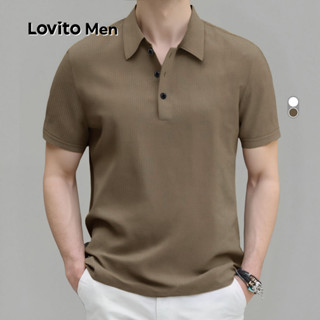 Lovito Men Camisa Polo Casual Botões Bloqueio de Cores Primavera/verão para Homens LNE118083 em Oferta na Shopee