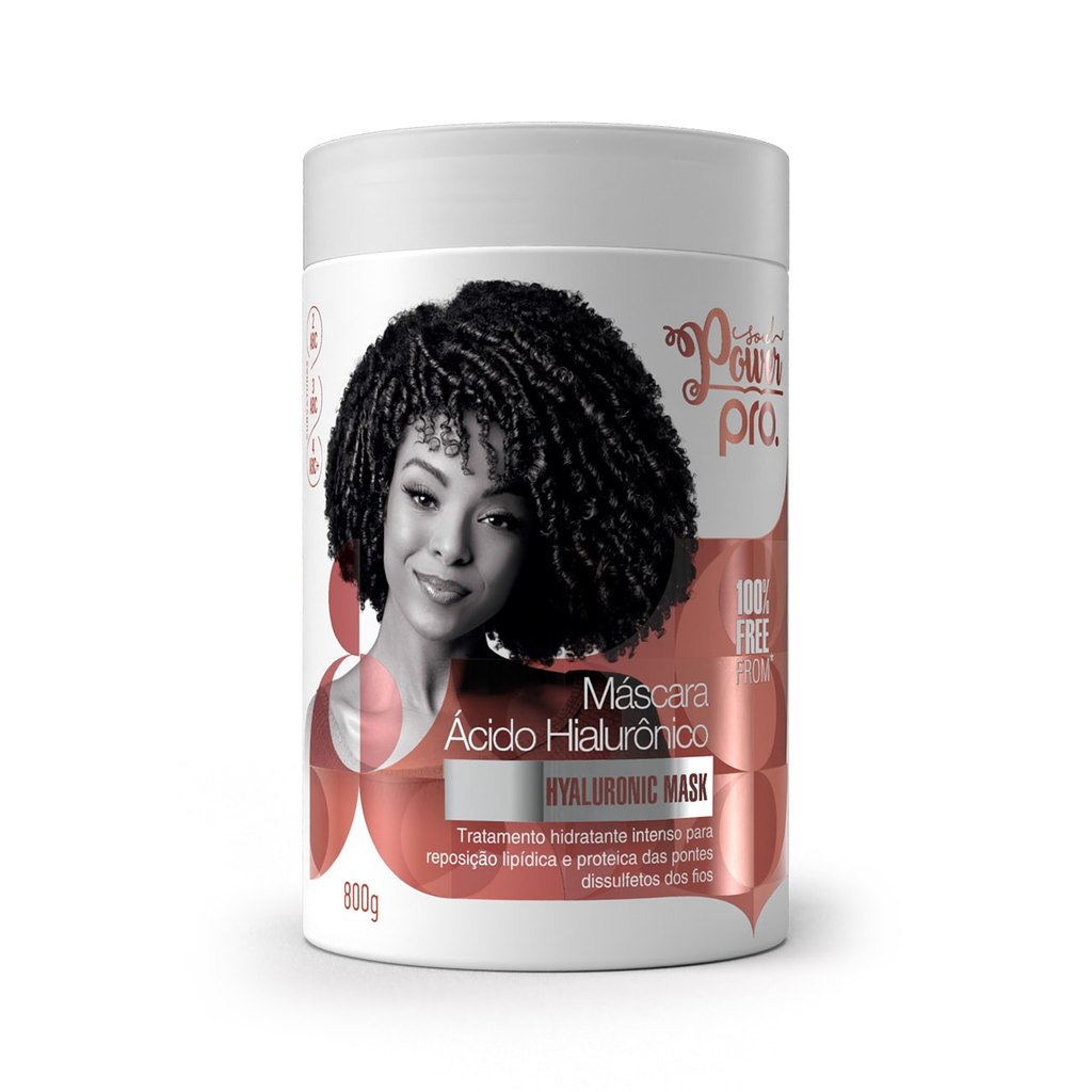 Imagem Máscara Ácido Hialurônico Soul Power PRO - Hidrata, Nutre e Repõe Massa - 800g