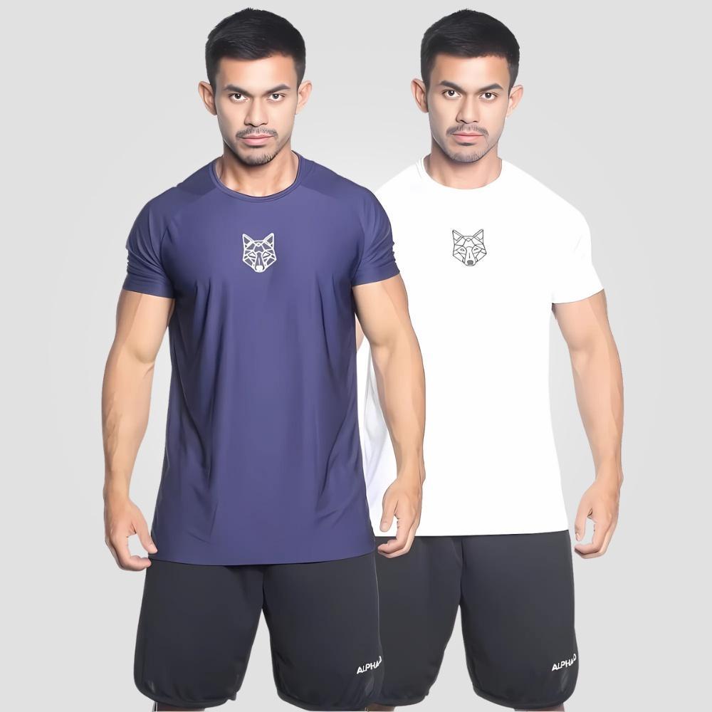 Kit 2 Camisetas Masculina Dry Alpha