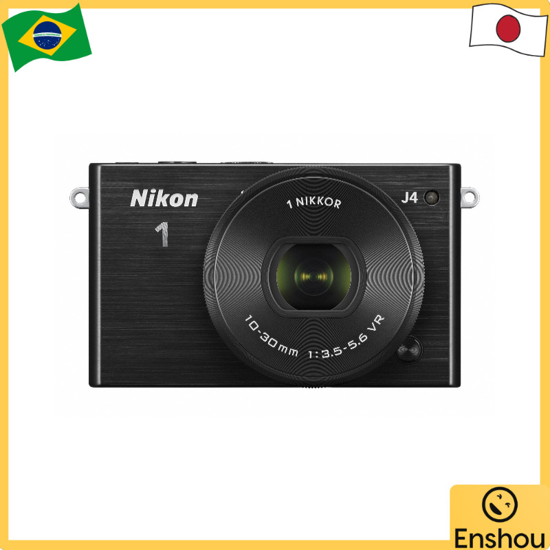 [USED]Do Japão [USADO]Nikon Mirrorless Interchangeable-Lens Camera Nikon 1 J4 Standard Power Zoom Lens Kit Black J4HPLKBK